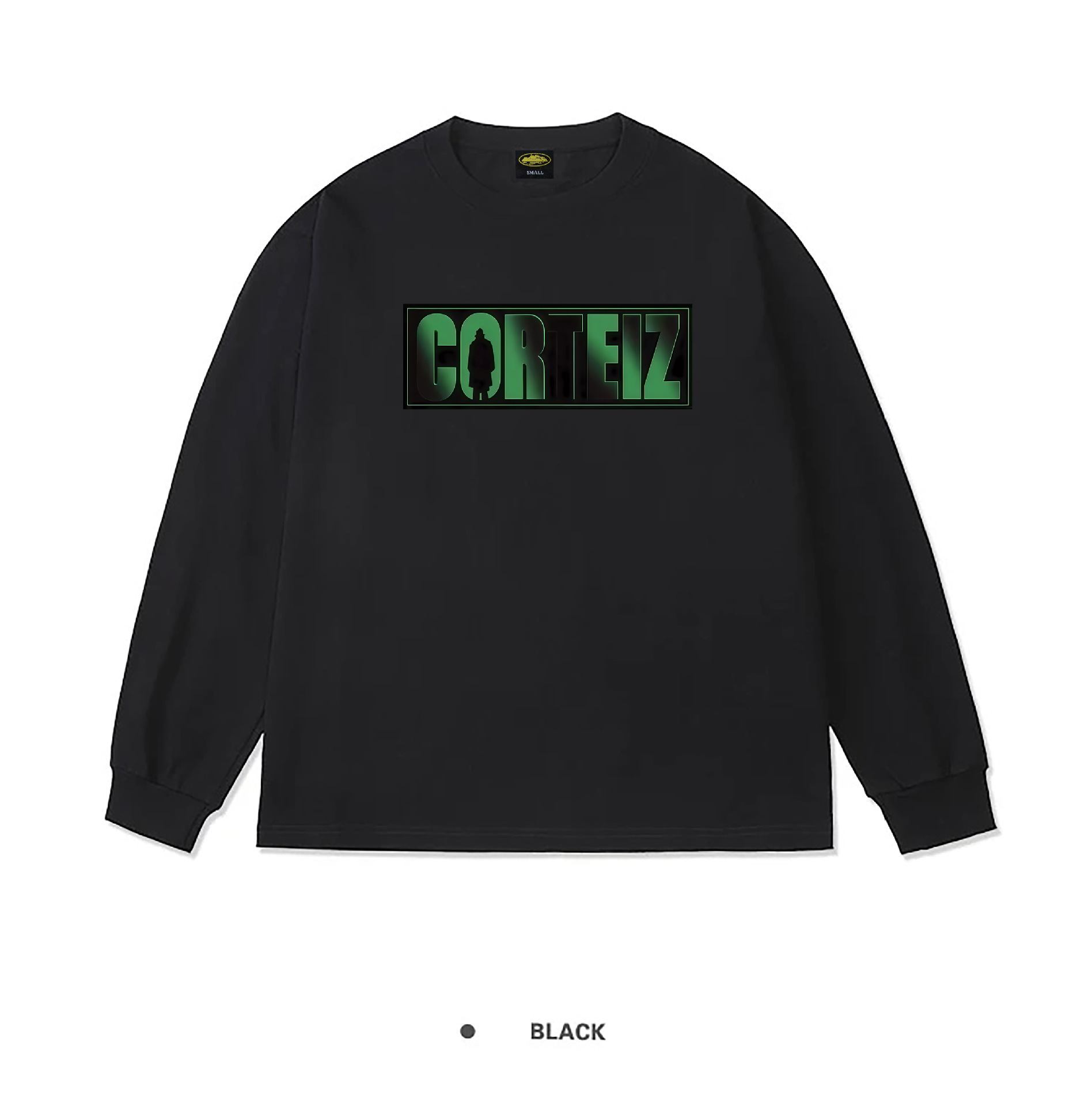 Corteiz Logo T-shirt Black