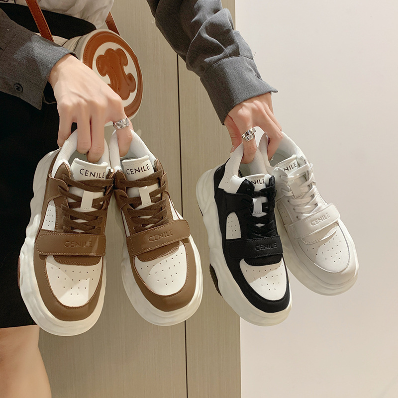 Thick-Soled Dissolving Sneakers Dad Shoes for Women 2025 Spring and Autumn New German Training Shoes Versatile Trendy Brand Height-Increasing