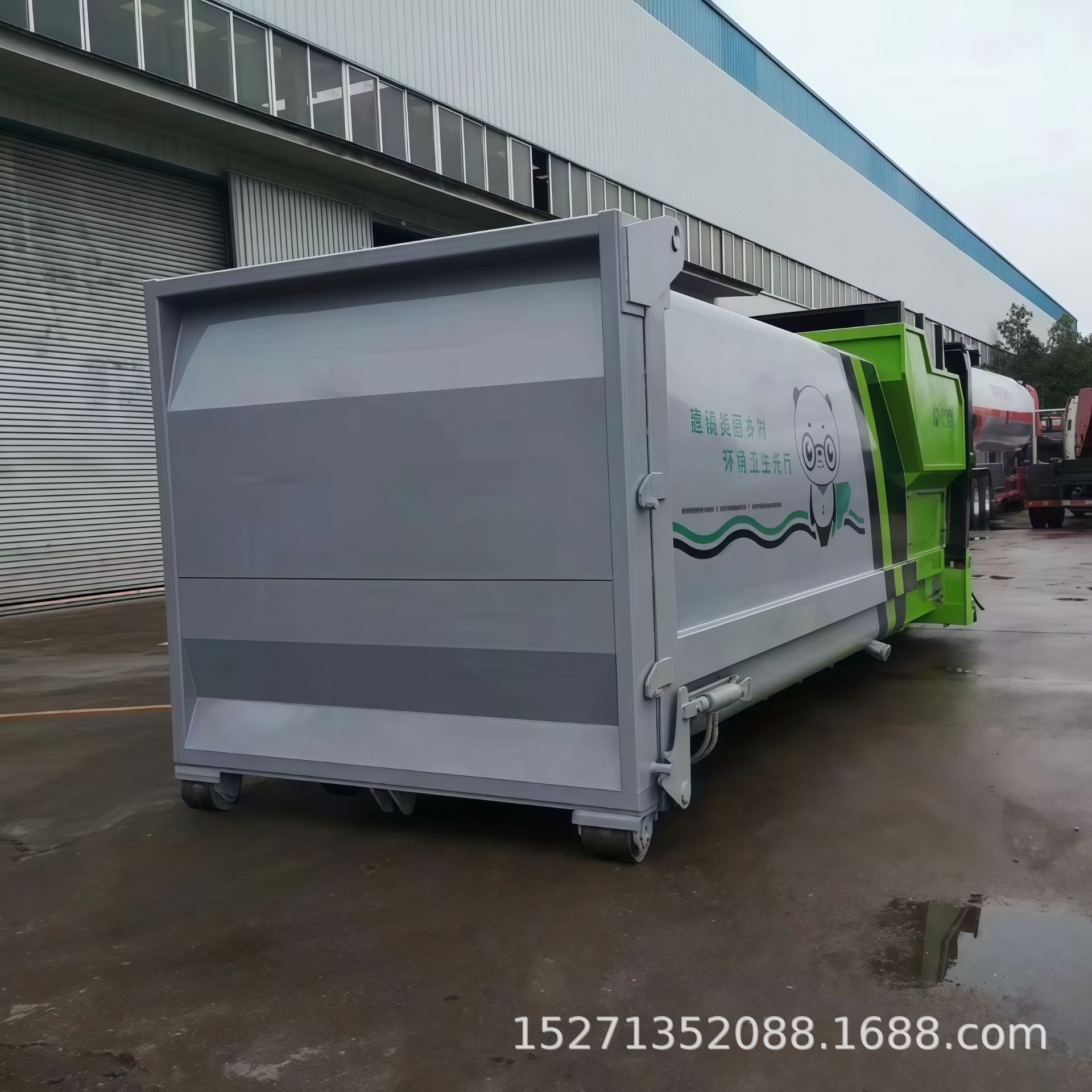 Dump-Type Garbage Station, Residential Area Trash Bin, Garbage Transfer Station, Multi-Bin Mobile Compression Garbage Bin