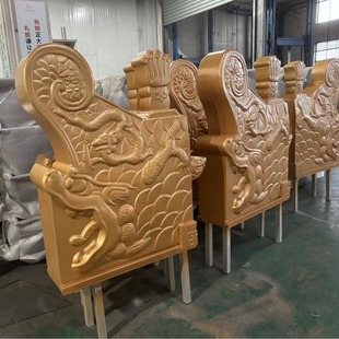 Wall Huipin Head Dragon Kiss Kiss Beast Hollow Shake Cast Aluminum Ancient Roof Beast Ancient Building Decorative Accessories Kiss