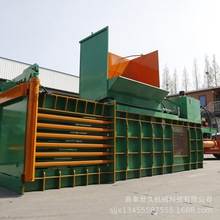 半自动窗帘棉布无纺布打包机 多功能废纸壳塑料袋水稻秸秆打包机