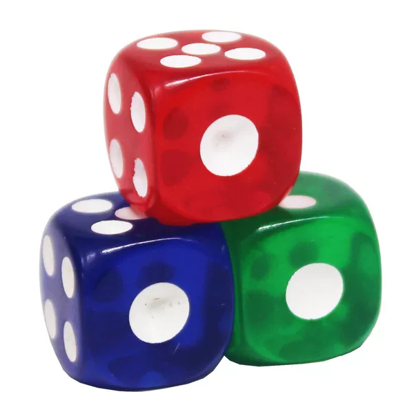 Big 1.14 Transparent Dice 14MM Scatter Sieve Dice Digital Color Dice Crystal Color Dice