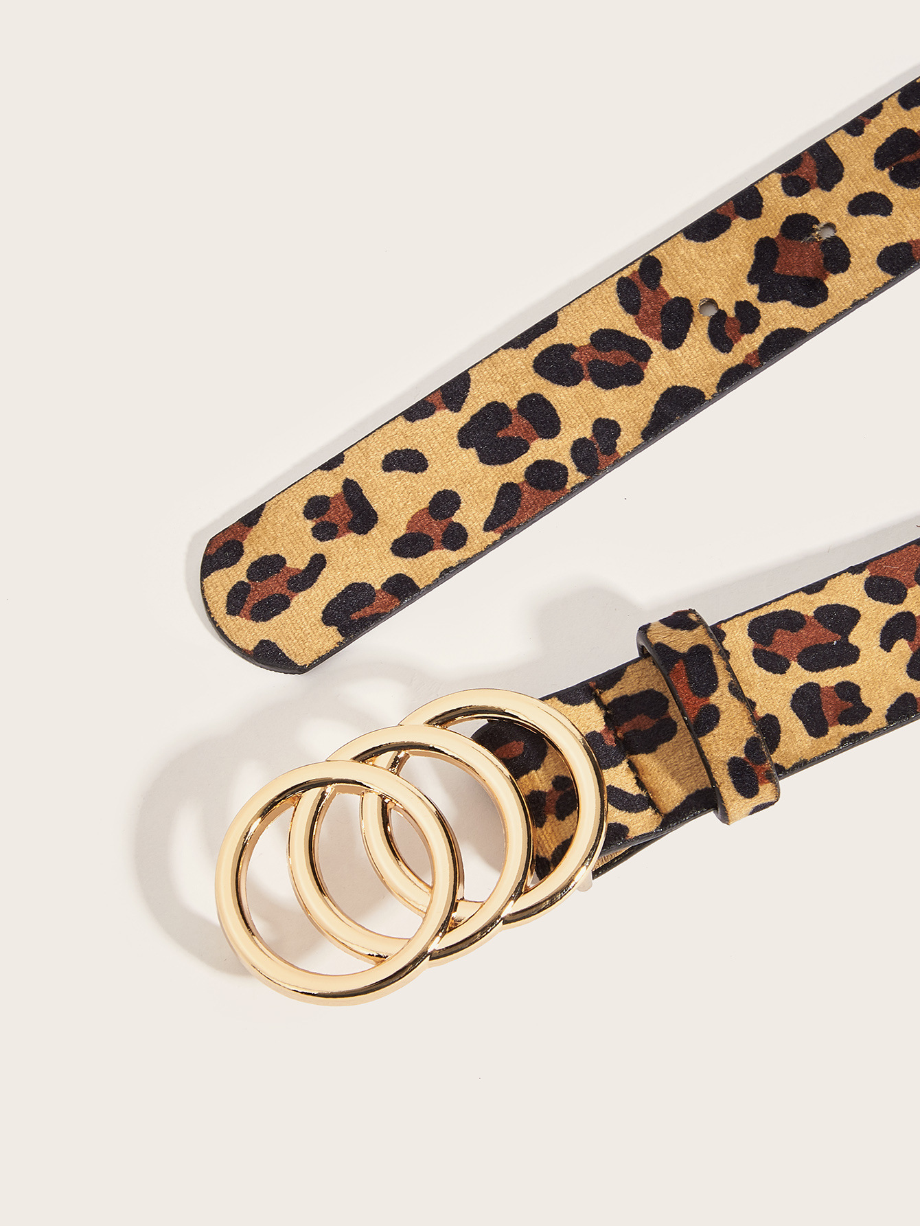All Seasons Season Women's Gender Vintage Style Leopard Pu Leather Alloy Plating Women's Leather Belts