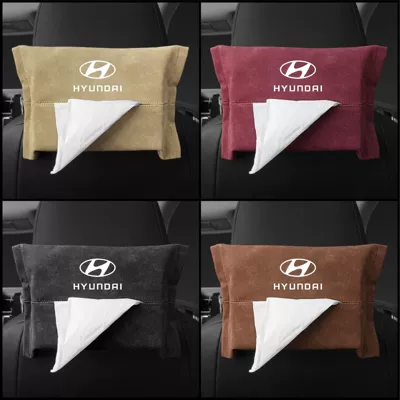 Car tissue box/set – Car Multifunctional Tissue Bag - a-black-outfit-suede-modern