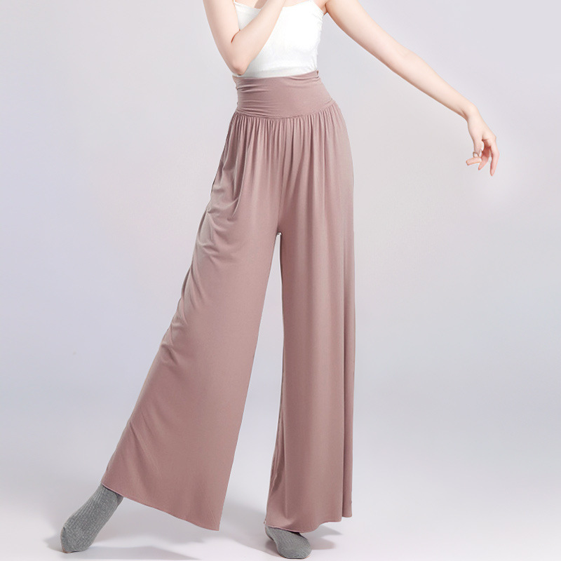 Dance Clothing for Women, Practice Wear, Straight Wide-Leg Pants, High-Waisted Loose Pants, Chinese Dance, Classical Dance, Modern Dance, Body Training Clothing