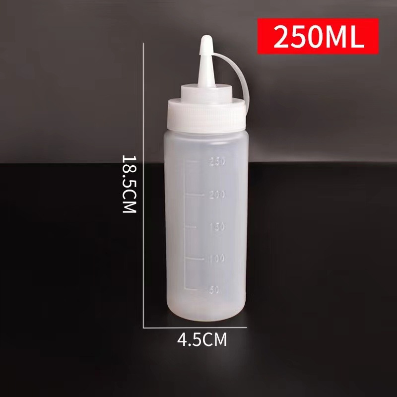 【250ML】Semi-perspective squeeze bottle/1 piece