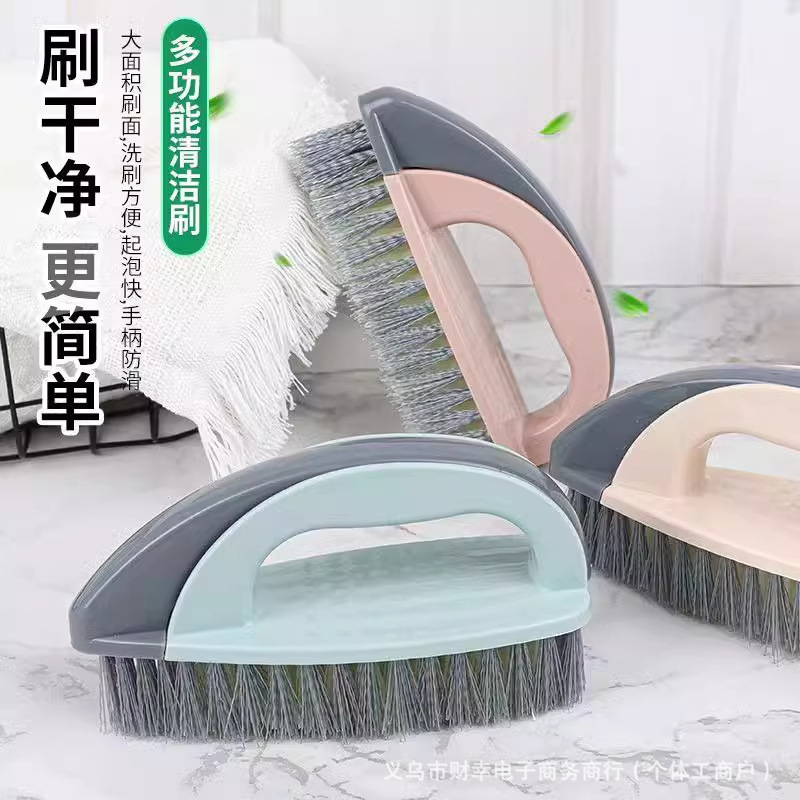 Laundry Brush Household Hard Brush with Handle Multifunctional Toilet Floor Brush Shoe Brush Cleaning Brush Board Brush Artifact Laundry Brush Household Hard Brush with Handle Multifunctional Toilet Floor Brush Shoe Brush Cleaning Brush Board Brush Artifact
