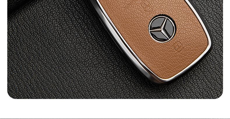 Suitable for Mercedes-Benz Amg Key Cover G63 High-End G500 Leather Key Case Gle Gtr Gt50 Car Key Shell