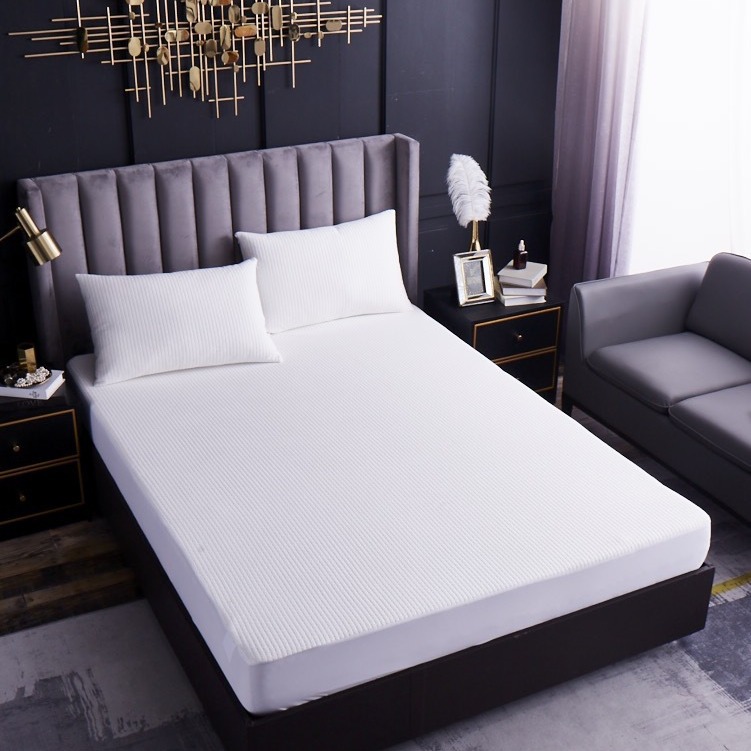 Sábana Impermeable para Cama Amazon Wish, Antiácaros, Impermeable a la Orina, Funda Protectora Simmons No Permeable, Cubrecama de Hotel, Estilo Sábana Ajustable