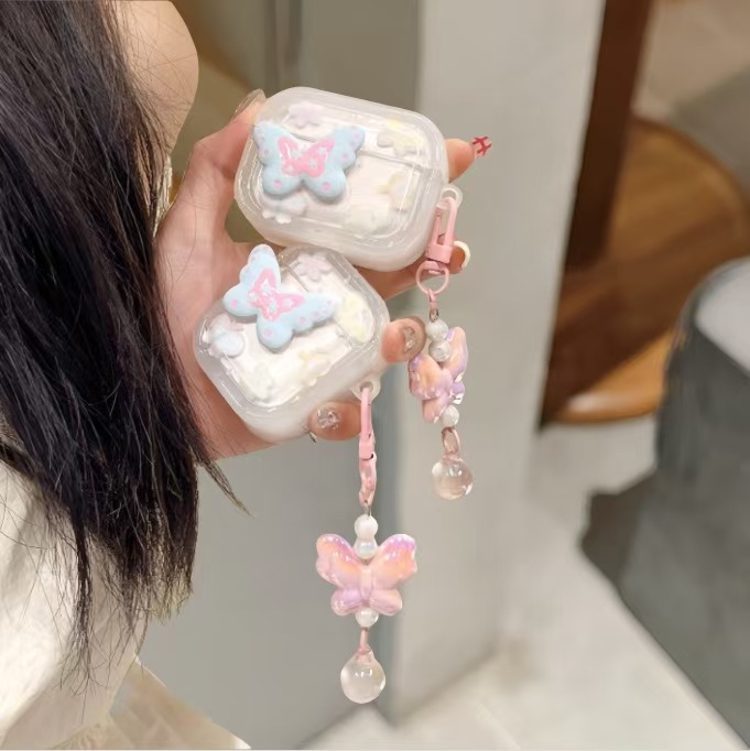 Japón y Corea ins Star Butterfly para Apple AirPods4 auriculares cubierta protector AirPodsPro3 auriculares cubierta