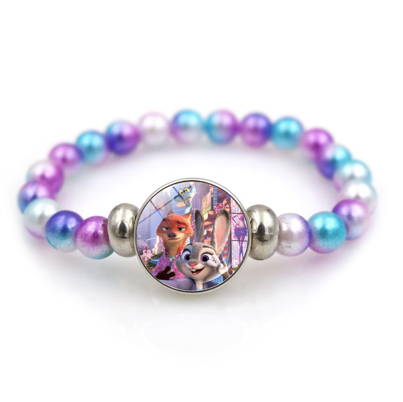 Zootopia Judy Nick Bracelet Girls Gift Cross-Border Hot Selling Accessories Colorful Beaded Bracelet Jewelry Zootopia Judy Nick Bracelet Girls Gift Cross-Border Hot Selling Accessories Colorful Beaded Bracelet Jewelry