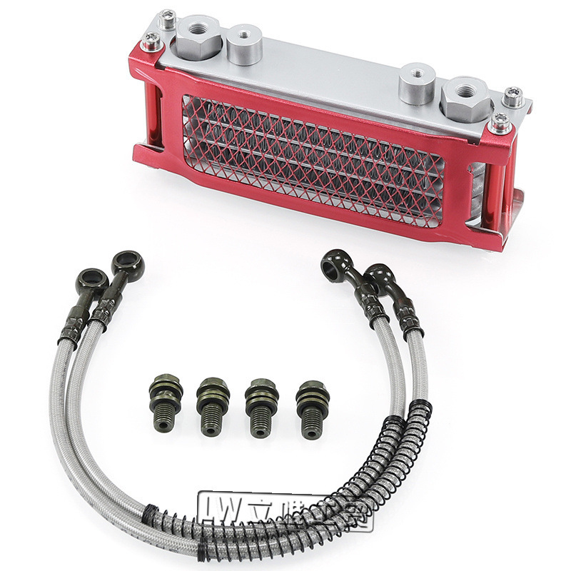 Off-Road Motorcycle Monkey Bike Oil Cooler Monkey Bike Curved Beam Machine 50-140Cc Aluminum Radiator