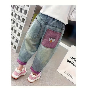 Z 40372 Kids cross border denim pants ��Ůͯ���Qţ���Lѝ