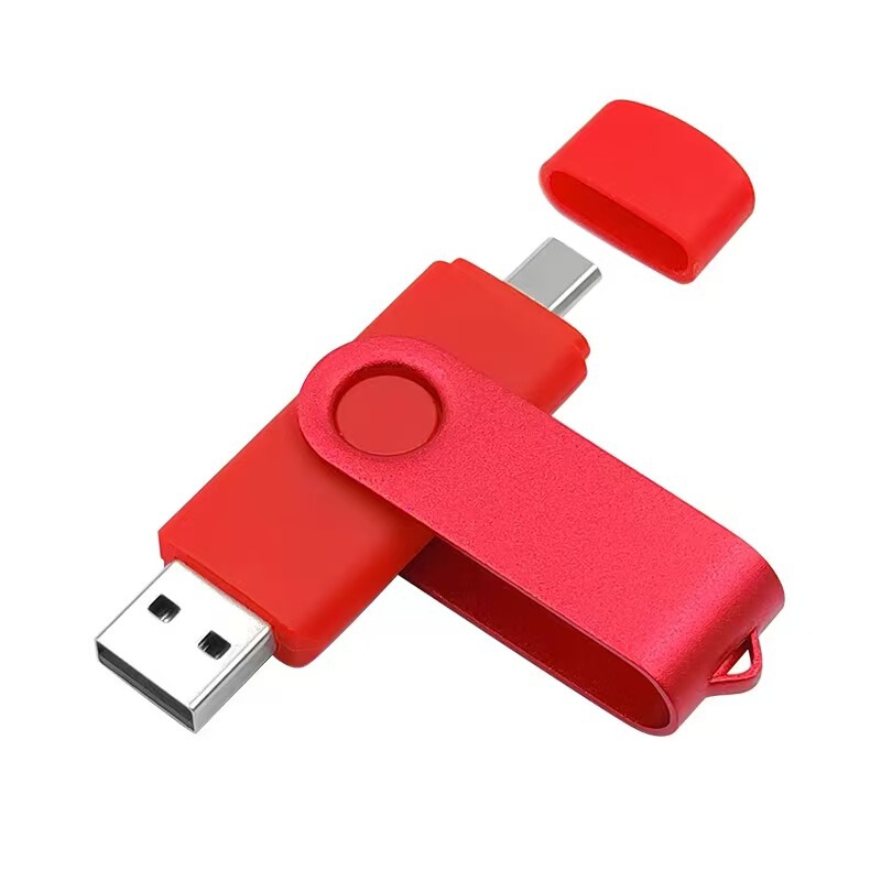 金属製回転式USBメモリ、ロゴ刻印、入札対応、16GB展示会ギフト、128GB卸売、Type-C携帯電話用USBメモリ|undefined