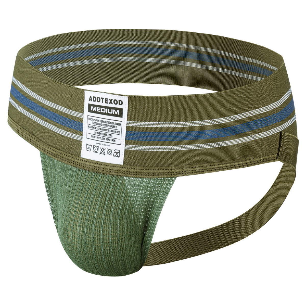 Pantalones en forma de T masculinos, cinturón ancho, bolsa de bolsa transpirable y elástica, caderas levantadas y pantalones deportivos vacíos, ropa interior doble Ding transfronteriza, Europa y los Estados Unidos