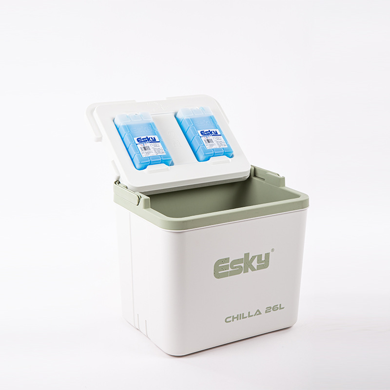 Esky26l incubadora al aire libre refrigerado portátil cubo de hielo Cubo de almacenamiento camping fresco-caja de mantenimiento caja fría al por mayor