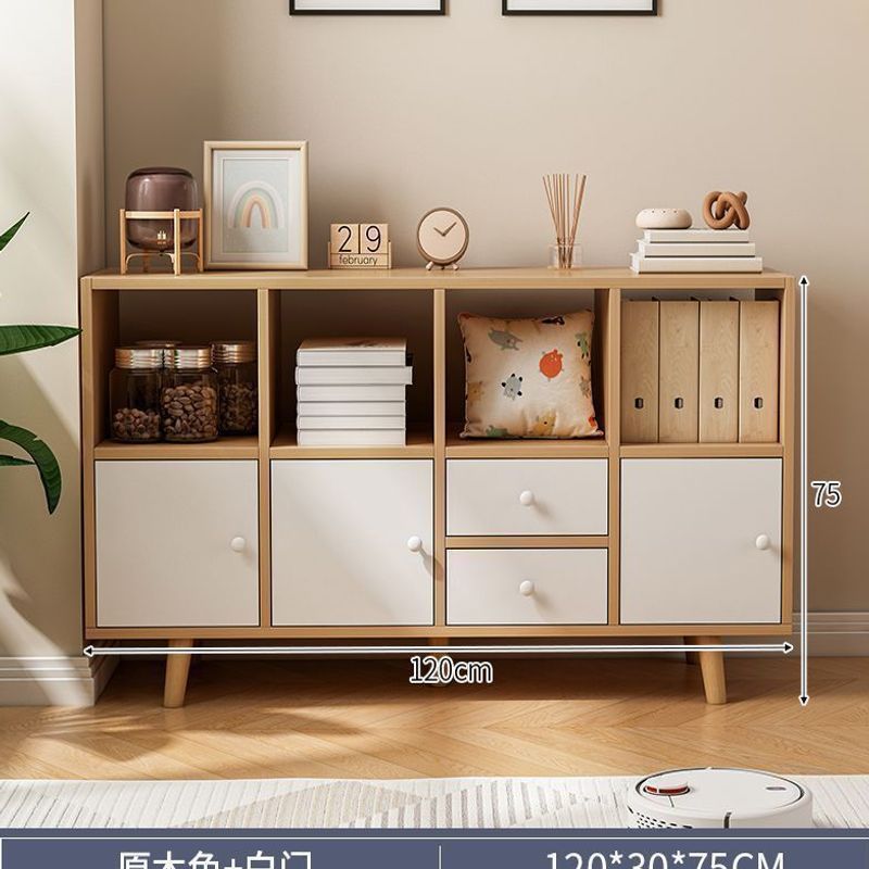 Simple Bookcase with Legs, Floor-Standing Bookshelf, Minimalist Modern Storage Rack, Living Room Storage Cabinet, Student Combination Storage Cabinet Factory
