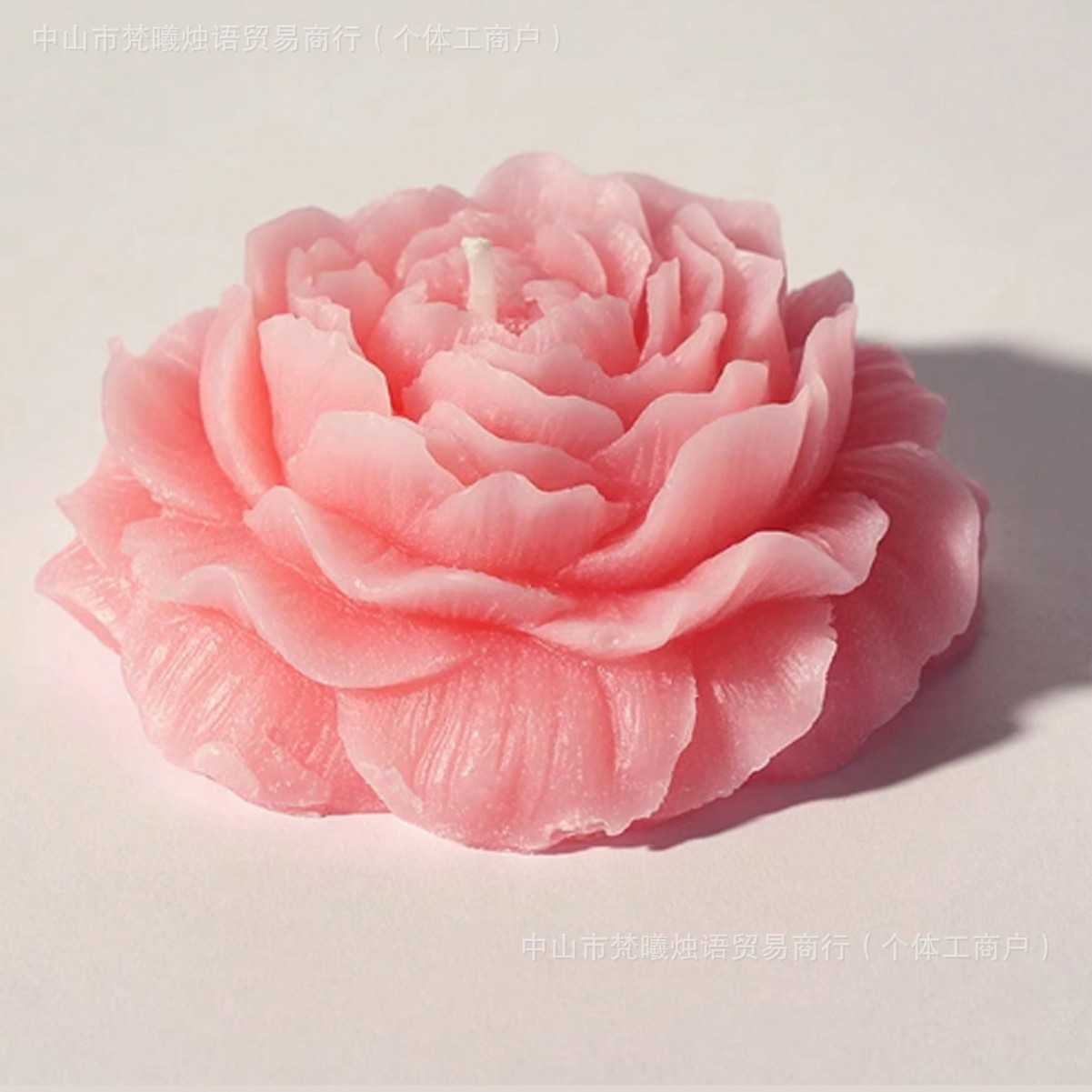 Fragancia de souvenirs con forma de flor de peonía, decoración de velas, ambiente, regalo, día de la madre, flores creativas, velas aromáticas