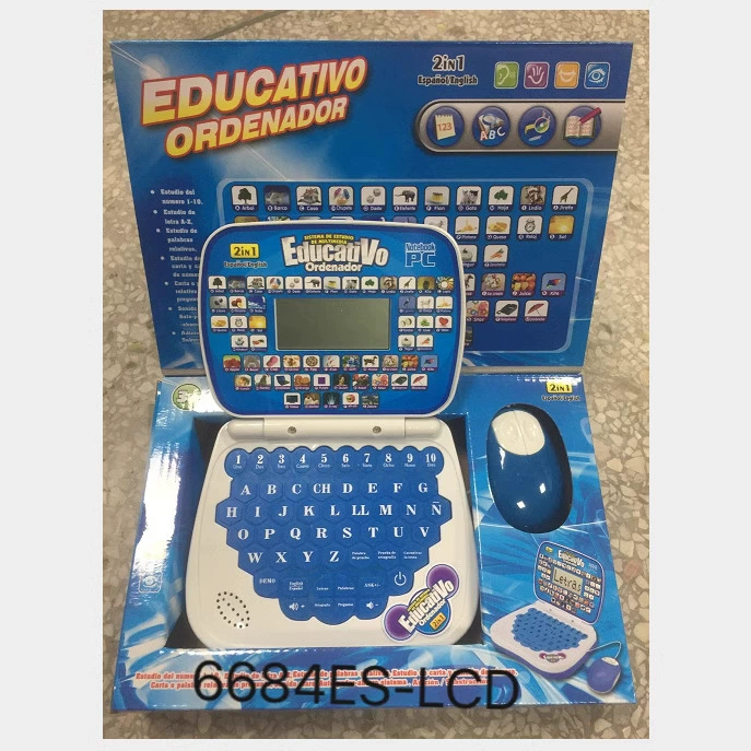 Трансграничная детская игрушка обучающая машина англо-западная двуязычная компьютерная мышь англо-французская двуязычная обучающая тетрадь