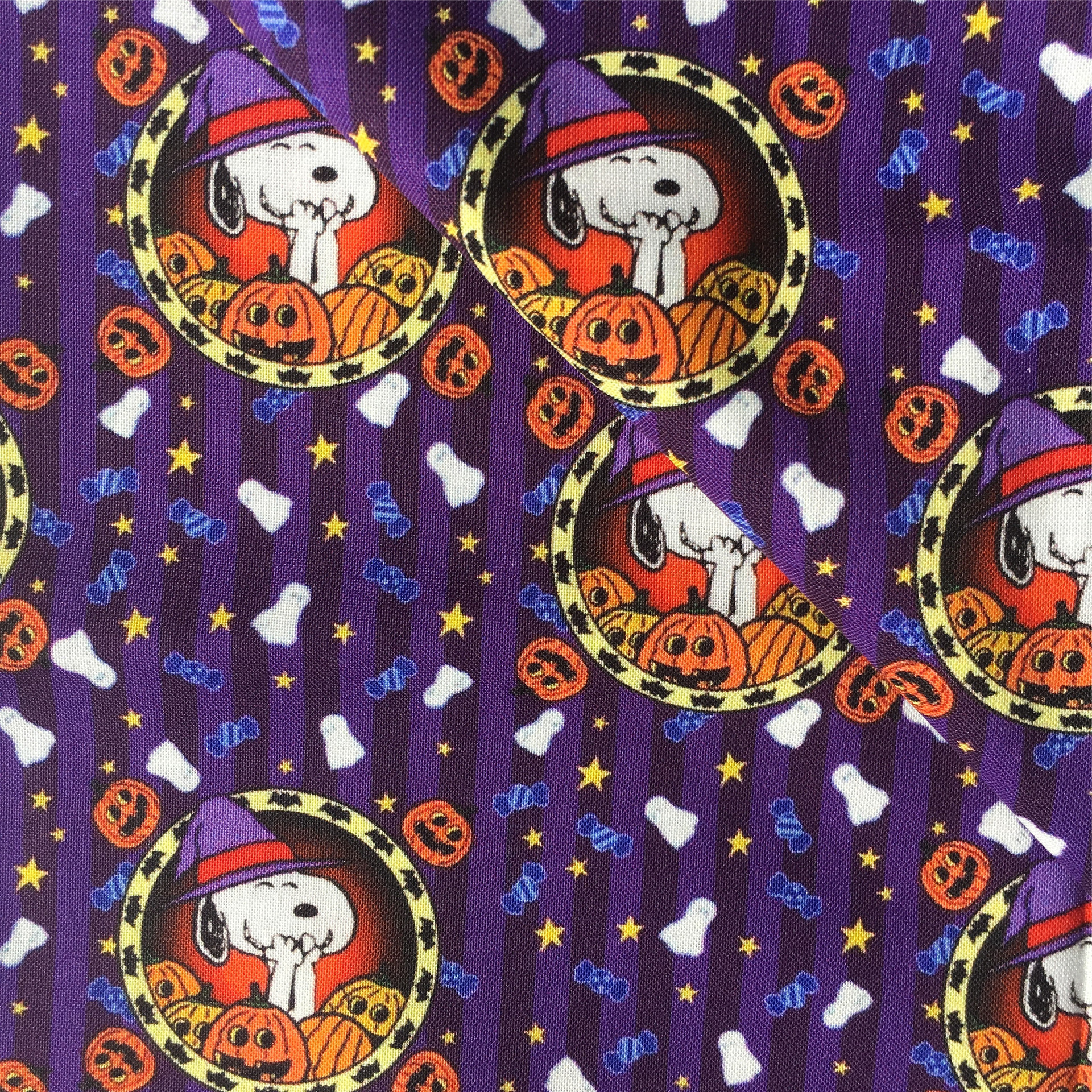 Perro Snoopy impresión de dibujos animados 100% tela de algodón DIY ropa hecha a mano bolsa, 1Yc55667