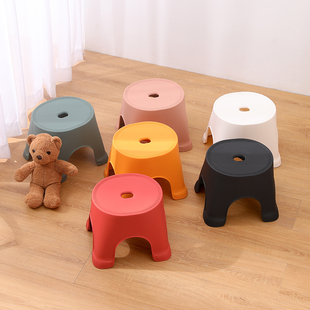 Children's row stool household plastic small bench thickened adult non-slip shoe changing stool bathroom living room low stool wholesale
