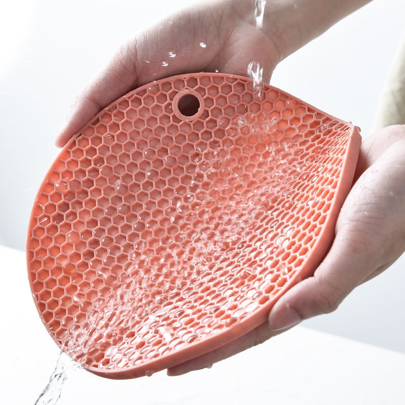 家庭用シリカゲル断熱マット抗熱テーブルマット食器マット食器マット超厚スープ碗テーブルマット耐熱耐高温|undefined