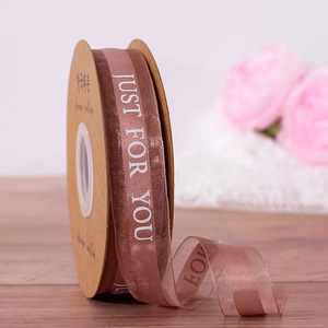 2,5 cm flor embalaje cinta material al por mayor ramo decoración pastel cinta floral cinta de nieve