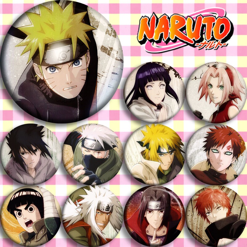 naruto Animation Badge Badge 58mm naruto Secondary Peripheral Gift Poster naruto Scorpion Pendant