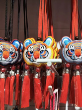 庆阳香包双面刺绣布艺虎头挂件中挂饰民俗传统特色手工艺品