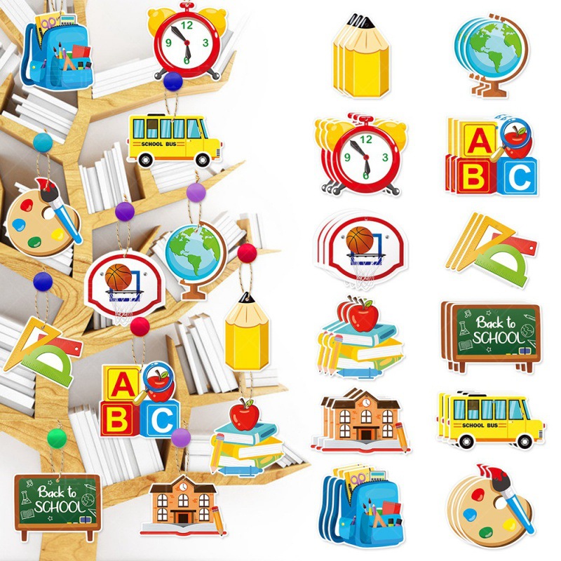 Nueva temporada preescolar decoración colgante colgante regalos de regreso a la escuela colgante decoración provisiones de jardín de infantes