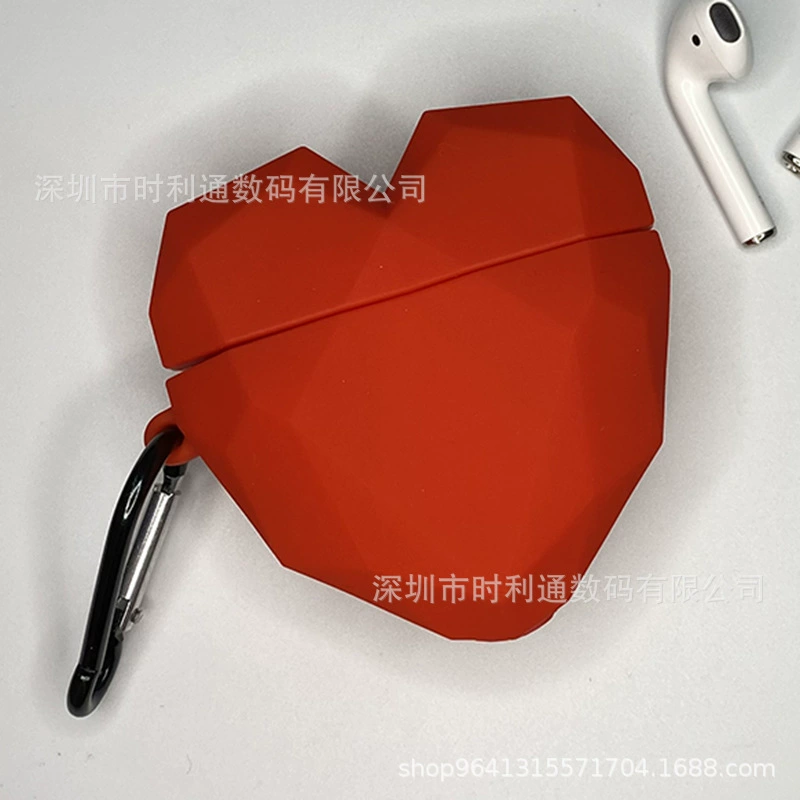 Силиконовый карманный защитный чехол для картинок (Apple AirPods, несколько моделей), милый чехол с карабином