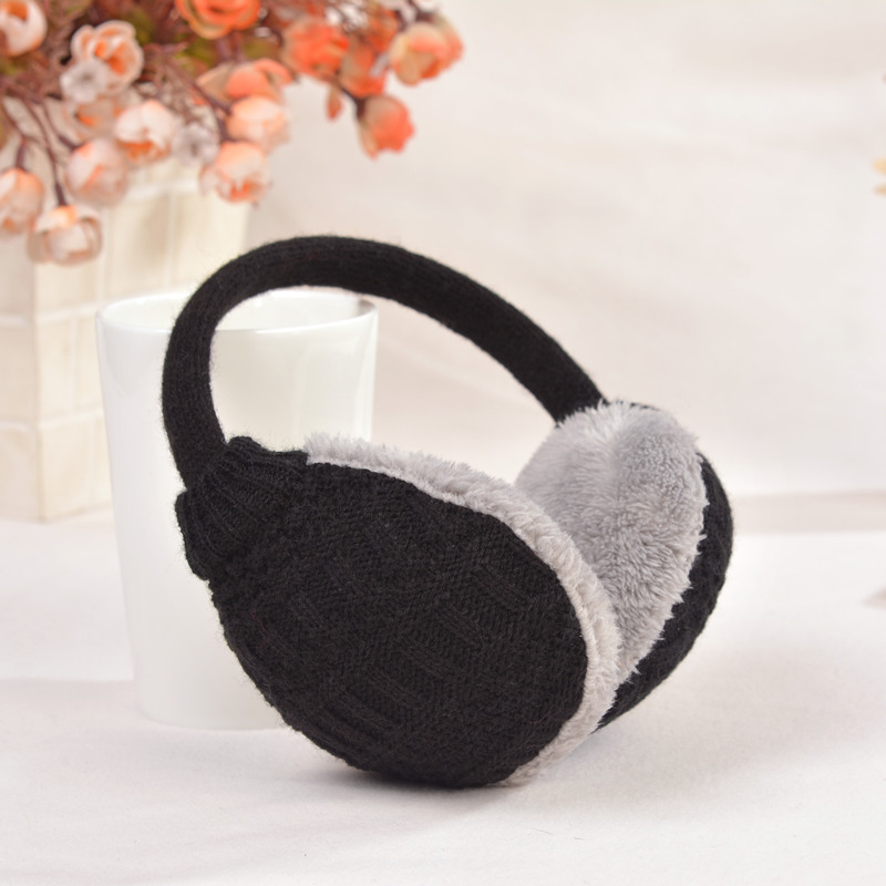 thumbnail image 4 of Winter Warm Knitted Ear Muffs Calentadores de oídos Mujeres Niñas Ear Offs Earlap Plush Knit, 4 of 5