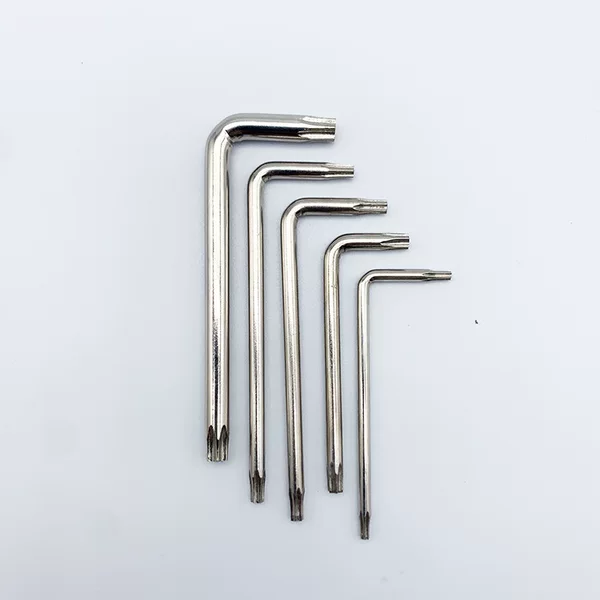 Torx wrench T6T8T10T15T20T25T30 L dual-purpose hard screwdriver with hole