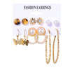 Earrings, advanced set, retro accessory, European style, suitable for import, high-quality style, boho style