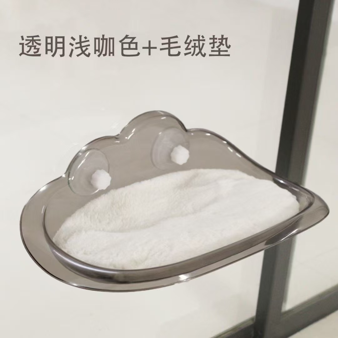 브라운 + 플러시 쿠션