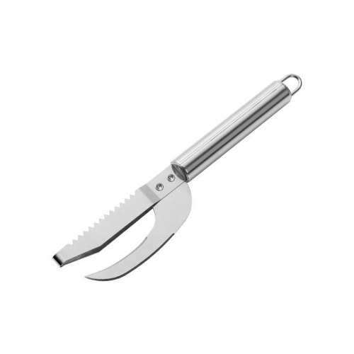 Direct supply two-in-one multi-purpose stainless steel fish scale planer creative kitchen gadgets fish killing and cleaning fish maw knife