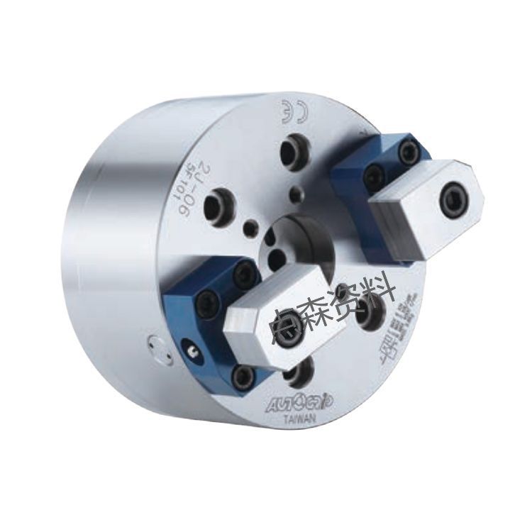 台湾佳贺卡盘 2J-06中实指形动力卡盘 2J-08嘉贺二爪实心液压卡盘