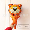 Balloon, cartoon children's decorations, layout, tiger, 1 years, 2 years, Birthday gift