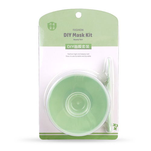 Kaqiduoduo DIY facial mask bowl tool 2-piece set homemade facial mask tool mask adjusting bowl mask applicator stick KK829