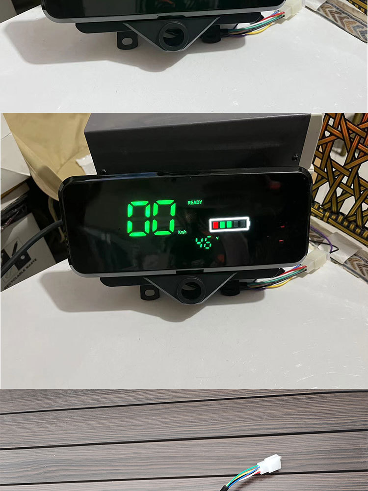 Manufacturer Delivers Electric Vehicle Digital Instrument, Tricycle Digital Instrument, 48V-60V-72V Universal Instrument