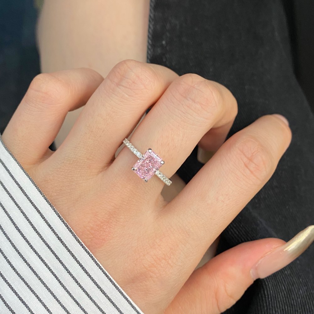 12g Weight Zircon Inlay Material Rings Classification 5, 9 Ring Size 1 Piece Quantity Holiday, Daily Occasion 925 Sterling Silver Material Geometric, Heart Shape Pattern Women's Gender Plating Design Elegant, Lady Style 925 Sterling Silver Zircon Geometric Heart Shape Rings 3