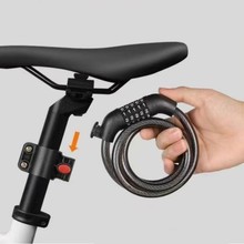 自行車鎖防盜專用密碼鎖山地車鎖便攜電動車鏈條鎖單車鎖配件