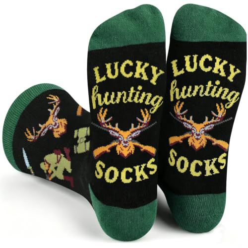 Cross-border outdoor mid-calf socks with a reindeer pattern print, a creative gift for outdoor enthusiasts, men's cotton socks Cross-border outdoor mid-calf socks with a reindeer pattern print, a creative gift for outdoor enthusiasts, men's cotton socks