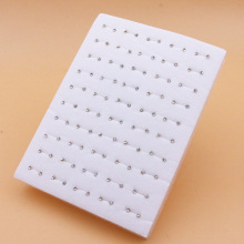 50海绵包装学生迷你小水钻PC胶针耳针耳钉套装批发水钻耳钉套装