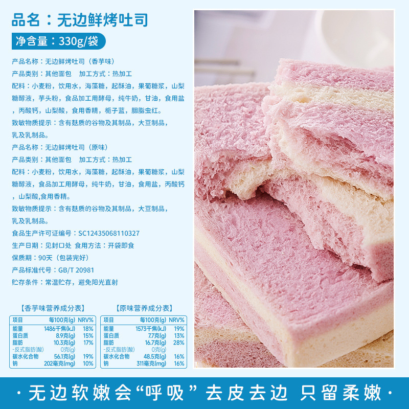 縁のない新鮮なトーストパンの手はスライス菓子を裂いて、朝食に飢えた夜食の軽食レジャー食品をいっぱいにした|undefined