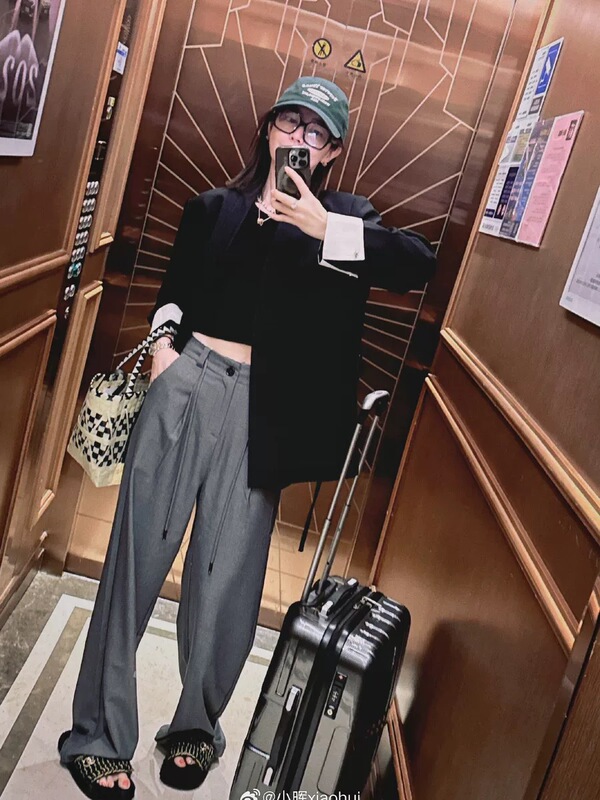 贵货！清冷感极简风高级穿搭高腰显瘦时尚百搭直筒西装裤长裤女新|undefined