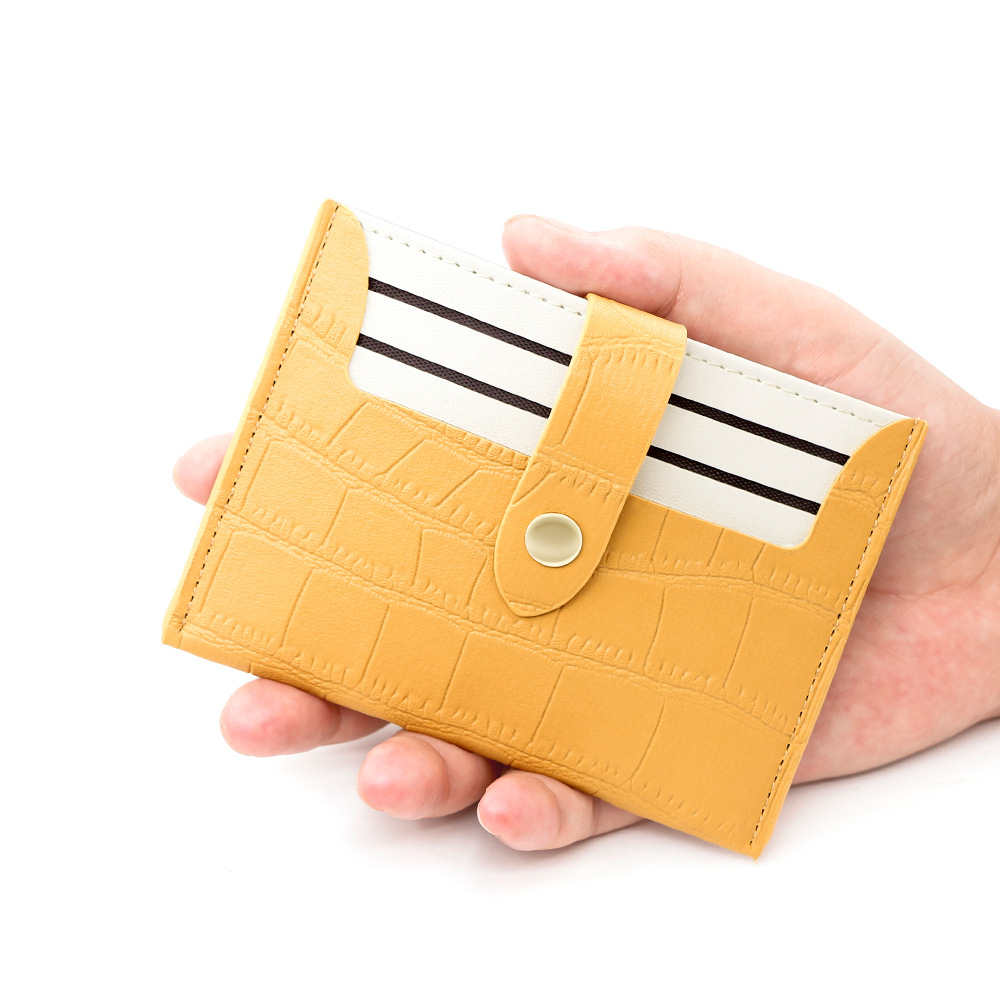 Nuevo bolso de tarjetas para mujeres, bolso de tarjetas multiplaza, bolso de cambio simple, bolso de tarjetas de certificados para mujeres, suministro directo de fabricantes