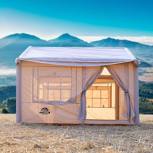 Inflatable tent canopy integrated outdoor outdoor construction-free portable folding camping rainproof thickened cabin camping equipment