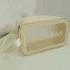Beige medium single hand carry (26.5*10*15.5cm)