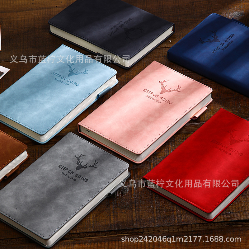 A5 Notebook Thickened Business Notepad 2026 New Model Office Meeting Record Book Soft Leather-Like Cover Notebook A5 Notebook Thickened Business Notepad 2026 New Model Office Meeting Record Book Soft Leather-Like Cover Notebook